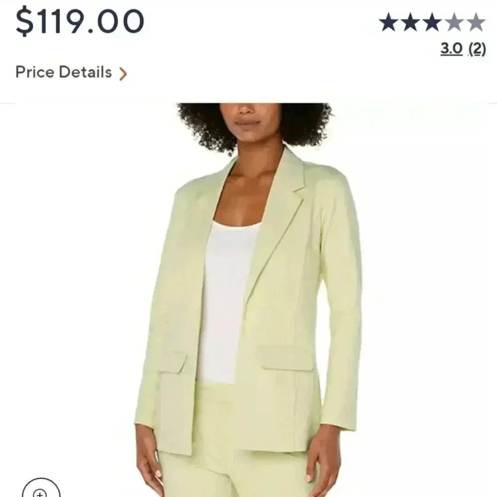 Liverpool Boyfriend Open-Front Blazer Medium Office Siren Boardroom